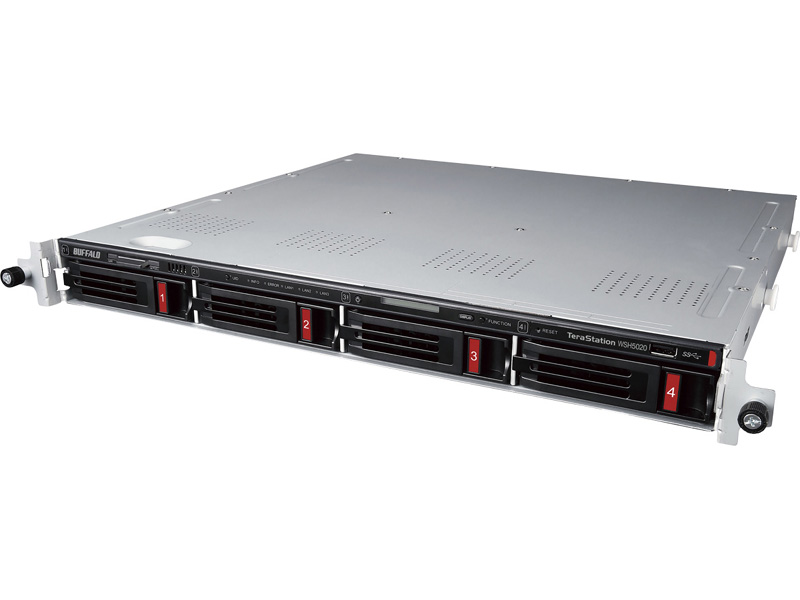 ハードウェアRAID TeraStation WSH5420N9シリーズ 4ベイラックマウントNAS 8TB Standard