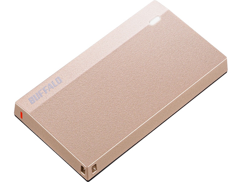 USB3.2（Gen1） 超小型ポータブルSSD 120GB スモーキーピンク