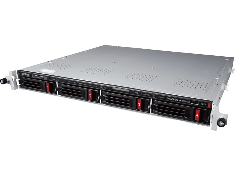 Windows Server IoT 2019 for Storage Standard Edition搭載 4ベイラックマウントNAS 12TB