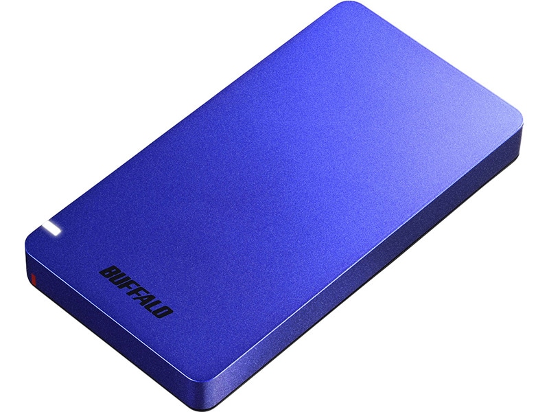 USB3.2(Gen2) ポータブルSSD Type-A＆C 1.0TB ブルー