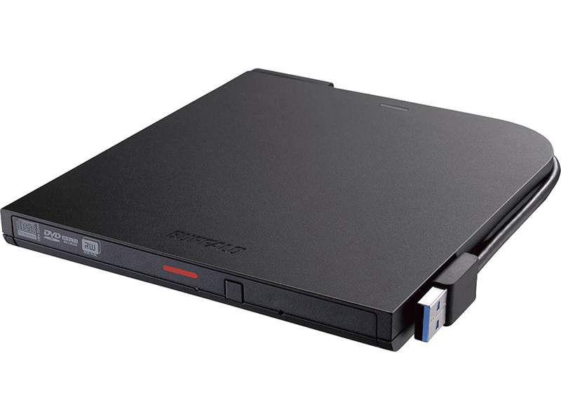 USB3.2(Gen1)ポータブルDVDドライブ Type-Cケーブル/再生・書込みソフト添付
