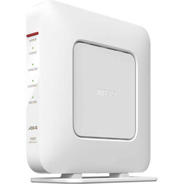 無線LAN親機 11ax/ac/n/a/g/b 1201+573Mbps ホワイト