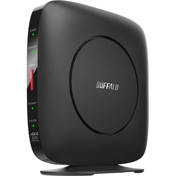 無線LAN親機 11ax/ac/n/a/g/b 2401+800Mbps ブラック