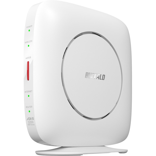 無線LAN親機 11ax/ac/n/a/g/b 2401+800Mbps ホワイト