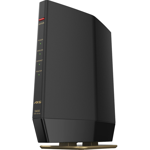 無線LAN親機 11ax/ac/n/a/g/b 4803+573Mbps マットブラック