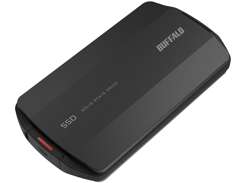 PC対応 USB3.2(Gen2)対応 高速モデル Type-A/C対応 SSD 1.0TB ブラック