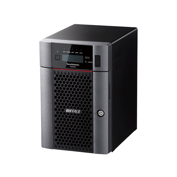 TeraStation TS5620DNシリーズ 6ドライブNAS 96TB
