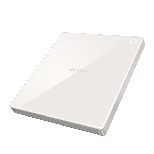 スマホ用CDレコーダー「ラクレコ+」DVD再生＆microSDスロット搭載モデル ホワイト