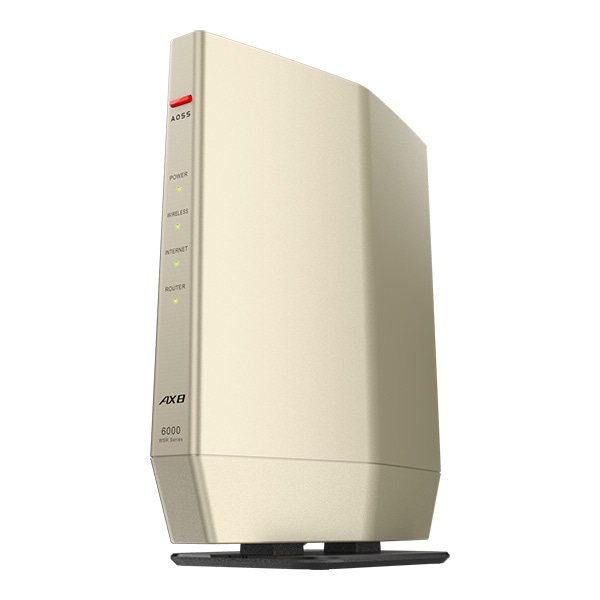 無線LAN親機 WiFiルーター 11ax/ac/n/a/g/b 4803+1147Mbps WiFi6/Ipv6対応 ネット脅威ブロッカー2ベーシック搭載 シャンパンゴールド