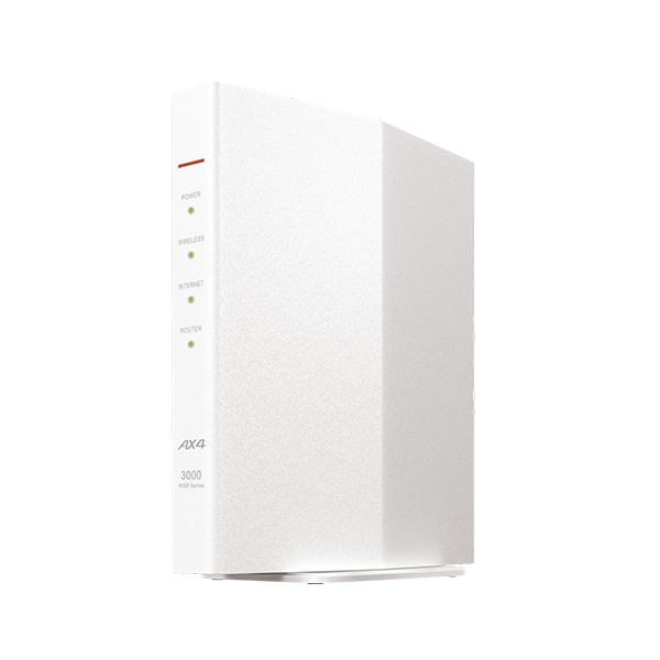 無線LAN親機 11ax/ac/n/a/g/b 2401+573Mbps ホワイト