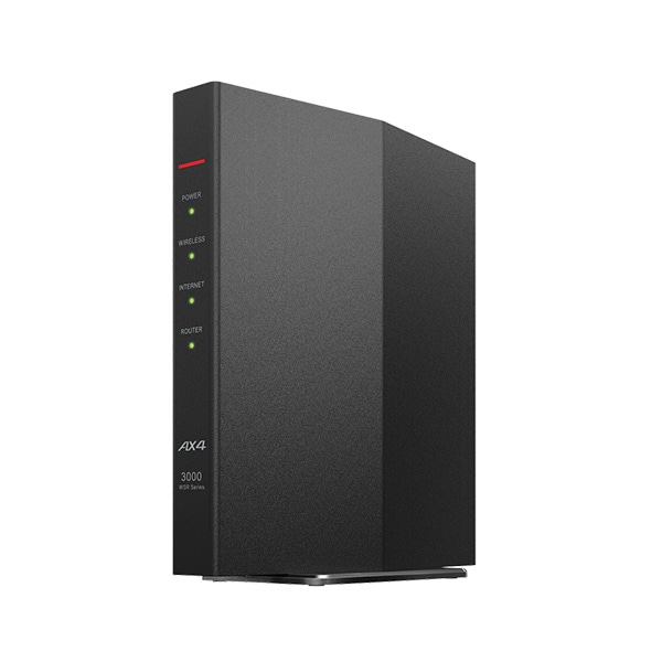 無線LAN親機 11ax/ac/n/a/g/b 2401+573Mbps ブラック