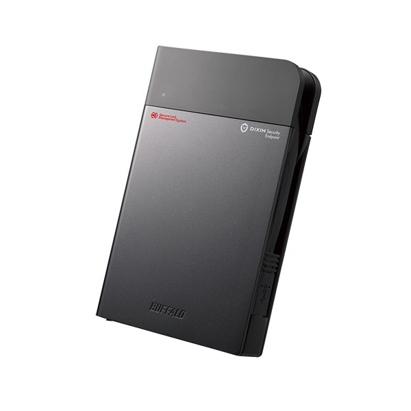 法人向け 強制暗号化 ウイルスチェック 耐衝撃ポータブルSSD 4TB