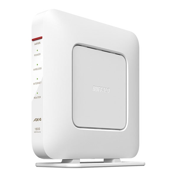 無線LAN親機 WiFiルーター 11ax/ac/n/a/g/b 1201+573Mbps WiFi6/Ipv6対応 ネット脅威ブロッカー2 ベーシック搭載 ホワイト
