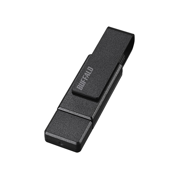 USB3.2（Gen1）対応 Type-A/C両対応 回転式USBメモリー 128GB ブラック
