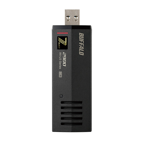 Wi-Fi 7対応 11be/ax/ac/n/a/g/b 2882Mbps USB無線LAN子機