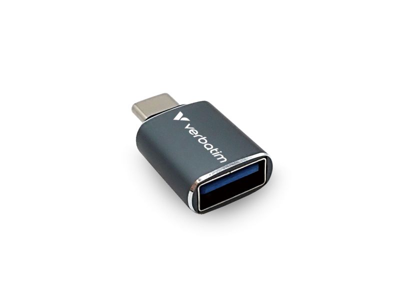 USB Type-A to Type-C 変換アダプター 3個パック（グレー）