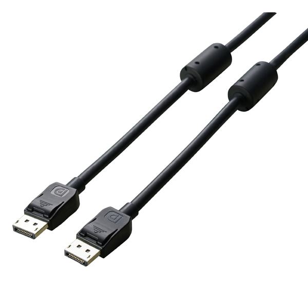 DisplayPortモニターケーブル（1m） ブラック