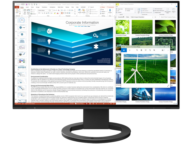 液晶ディスプレイ 24.1型/1920×1200/HDMI、DisplayPort、USB Type-C/ブラック/スピーカー：あり