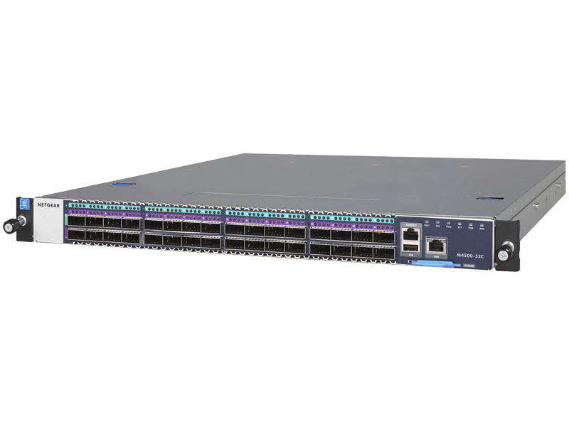 【SDVoE専用】40G/50G/100G QSFP28 32ポート L3 フルマネージスイッチ M4500-32C