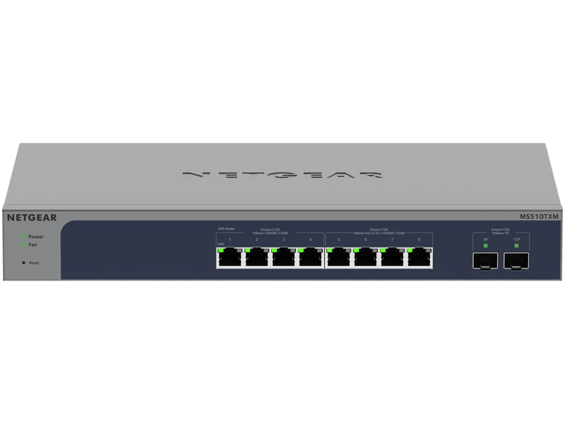 マルチギガ8ポートSFP+ 2スロット スマートスイッチ