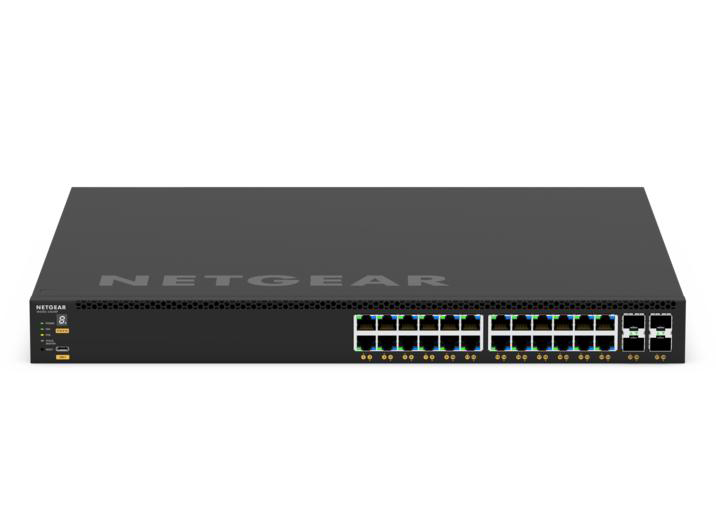 PoE+対応 (648W-720W) 1Gポート×24 10G SFP+スロット×4 フルマネージスイッチ M4350-24G4XF