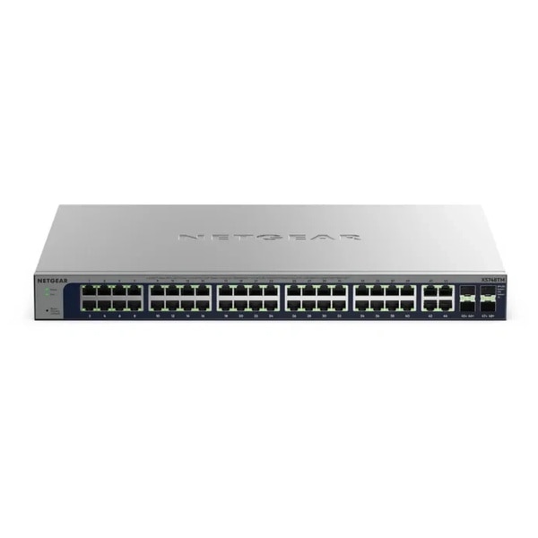 XS748TM 10G/マルチギガ 44ポート 10G SFP+スロット×4 スマートクラウドスイッチ