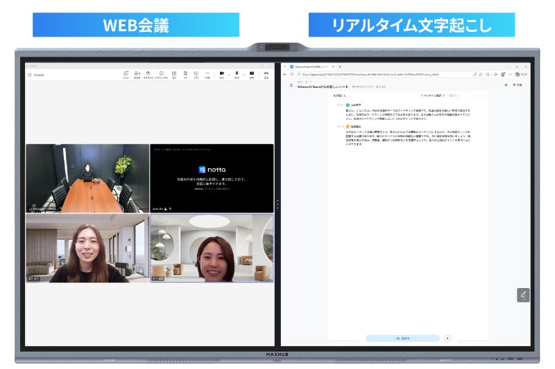 MAXHUB AI議事録 1年ライセンス