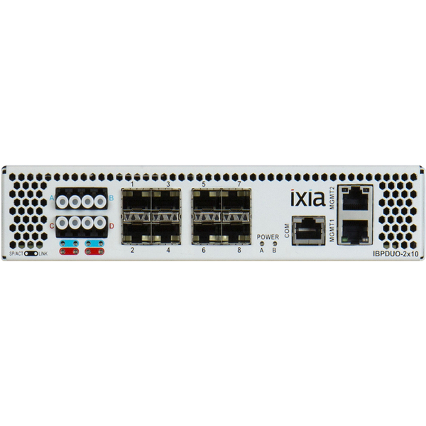 IXIA iバイパスDUO 2x10G SR 50um 4xLC ネットワークポート 8xSFP+