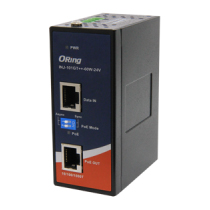 1ポート産業用ハイパワーギガビットPoE++ インジェクタ DC9～57V入力対応