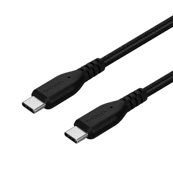 スマホ・タブレット用USBケーブル/USB2.0規格準拠/USB（C-C）/Power Delivery対応/PD60W/超タフ/やわらか/データ転送/2m/200cm/ブラック