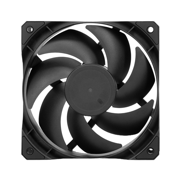 120mmサイズ/500-1200rpm PCケース用 120mm ケースファン ブラック 製品サイズ約120(W)×25(D)×120(H)mm