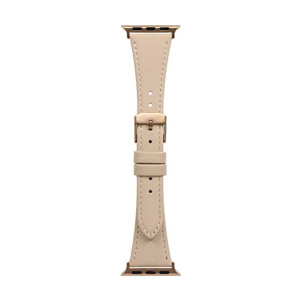Apple Watch用バンド/アップルウォッチバンド/38mm/40mm/41mm/ニュアンスカラー/スリムレザーバンド/ナチュラル