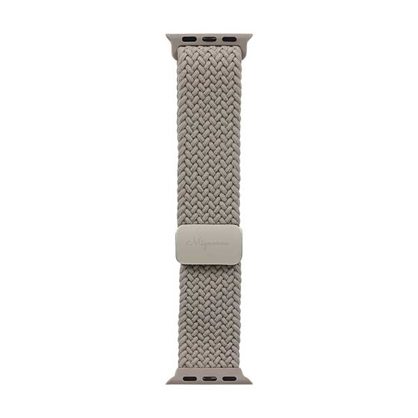 Apple Watch用バンド/アップルウォッチバンド/38mm/40mm/41mm/ニュアンスカラー/マグネットバックル/ナイロン/モカ