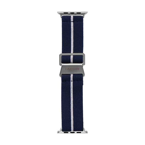 Apple Watch用バンド/アップルウォッチバンド/42mm/44mm/45mm/49mm/ステンレスバックル/ファブリック/マリーンナショナル/ネイビー