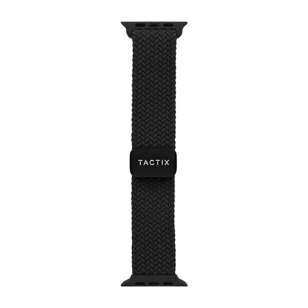 Apple Watch用バンド/アップルウォッチバンド/42mm/44mm/45mm/49mm/ナイロンバンド/マグネットバックル/ブラック