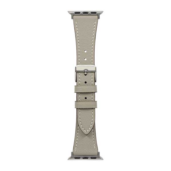 Apple Watch用バンド/アップルウォッチバンド/38mm/40mm/41mm/イタリアンレザー/スリムバンド/グレージュ