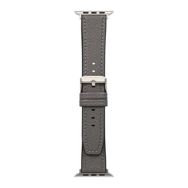Apple Watch用バンド/アップルウォッチバンド/42mm/44mm/45mm/46mm/49mm/シュリンクレザー/VORGAL/チャコールグレー