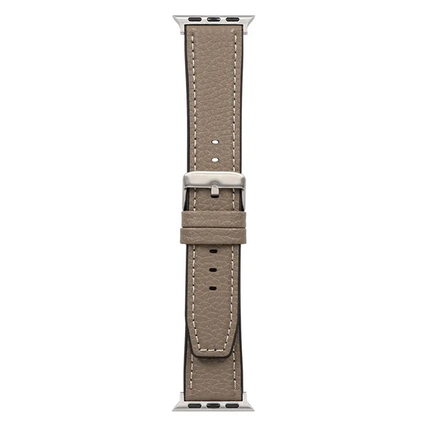 Apple Watch用バンド/アップルウォッチバンド/38mm/40mm/41mm/42mm/シュリンクレザー/VORGAL/トープ