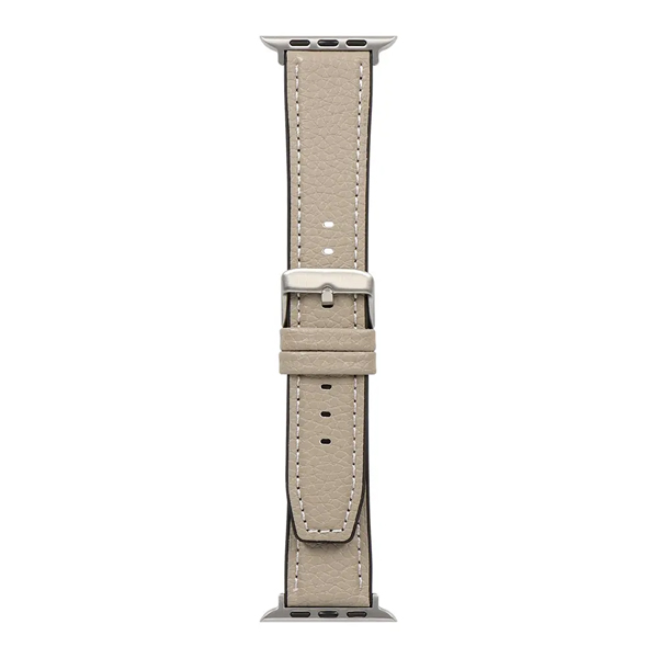 Apple Watch用バンド/アップルウォッチバンド/42mm/44mm/45mm/46mm/49mm/シュリンクレザー/VORGAL/サンドベージュ