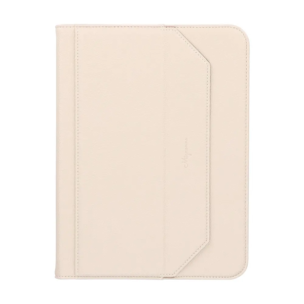 iPadケース/第1世代Apple Pencil収納用ペンホルダー付き/シュリンクレザー/iPad 10.9インチ(第10世代)対応/iPad 11インチ(A16)対応/サンドベージュ