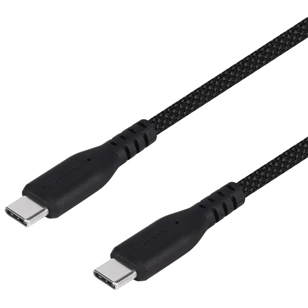 スマホ・タブレット用USBケーブル/USB2.0規格準拠/USB（C-C）/Power Delivery対応/PD60W/超タフ/やわらか/データ転送/2m/200cm/ブラック