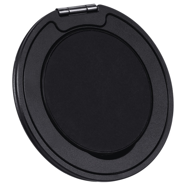 MOT　MagSafe対応 マグネットリング&スタンド 薄型 ブラック　製品サイズ約60(W)×4(D)×60(H)mm