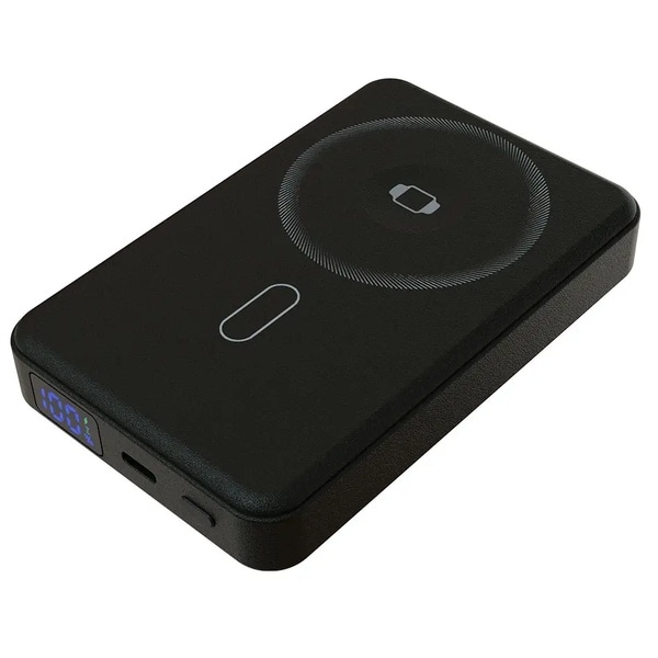モバイルバッテリー/10000mAh/PD30W/3in1/マグネット式/ワイヤレス充電/準個体/パソコン、スマートフォン、タブレット、その他ワイヤレス充電対応機器/ブラック