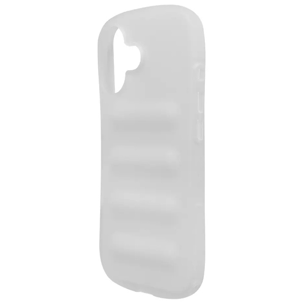 iPhoneケース/背面ケース/iPhone 17用/観ラクるケース Rib（リブ）/リングストラップ付き/クリアマット