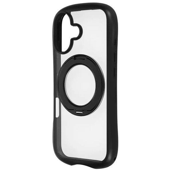 iPhoneケース/背面ケース/iPhone 17用/観ラクるケース Loop（ループ）/スタンド機能付き/ブラック