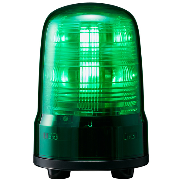 小型LED回転灯 緑 DC12～24V