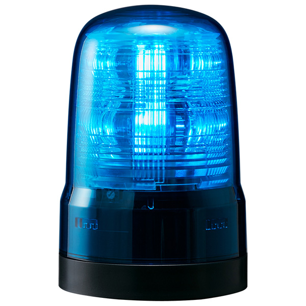 小型LED回転灯 青 DC12～24V