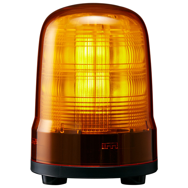 中型LED回転灯 黄 DC12～24V