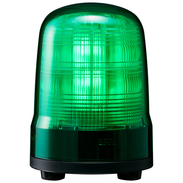 中型LED回転灯 緑 DC12～24V