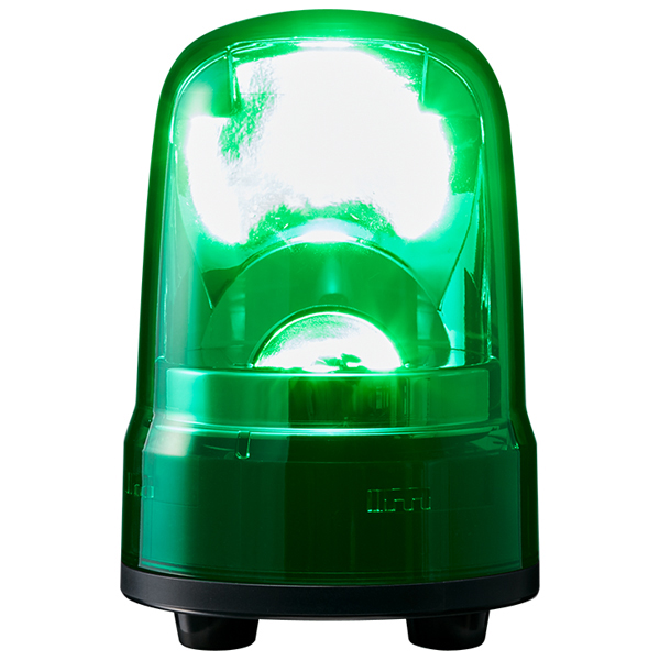 小型LED回転灯 緑 AC100～240V